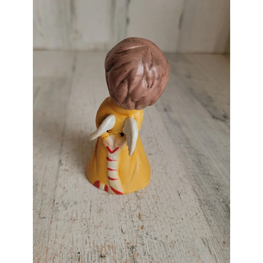 Vintage Jasco Merri angel bell Porcelain religious home decor figure